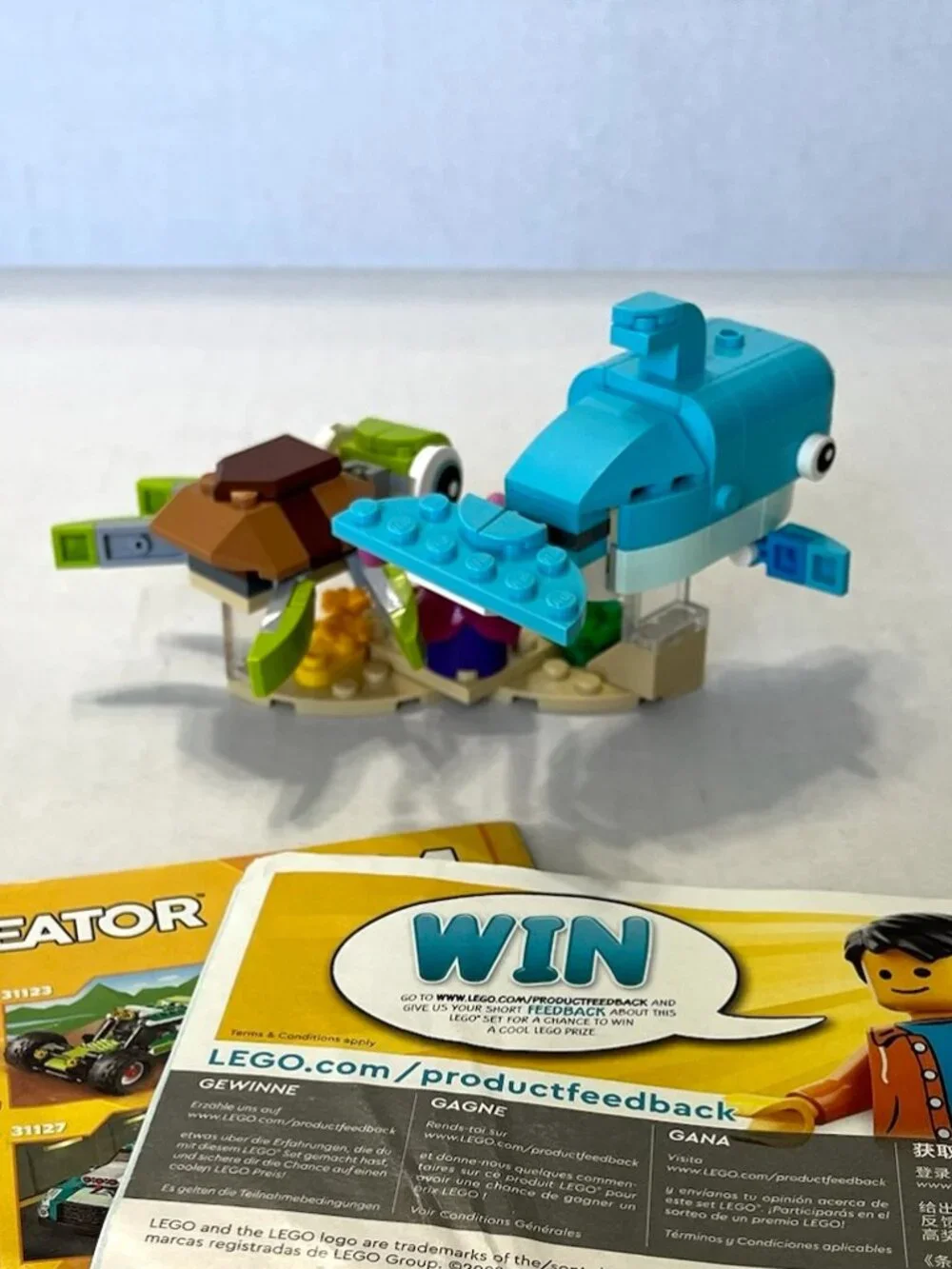LEGO Creator 3-in-1 Dolphin and Turtle #31128 RETIRED
